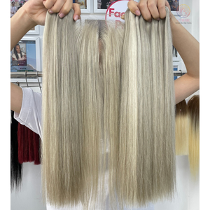 DD Extensions de Cheveux Humains Raides Naturels Ombre Couleur Donneur Unique Cheveux Bruts Double Dessiné Origine Usine Vietnamienne - Product Image 3