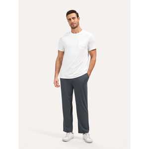 Pantalon large pour homme en bambou de qualité supérieure, respirant - Product Image 2