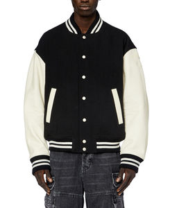 MOVA TEXTILES-Chaquetas universitarias personalizables para hombre, abrigos deportivos informales profesionales de talla grande, lona en blanco personalizada - Product Image 6