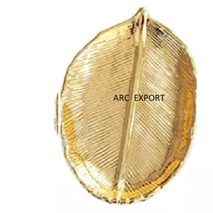 Superior Quality Gold Metal Food Serving <b>Tray</b> Events Tableware Food Snacks Dessert Serving <b>Tray</b> Standard Design <b>Large</b> Gold <b>Tray</b> - Product Image 5