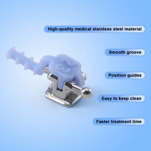 20 piezas/caja, <span class=keywords><strong>Brackets</strong></span> de Ortodoncia Autoligables Roth/Mbt 0.022 - Product Image 4