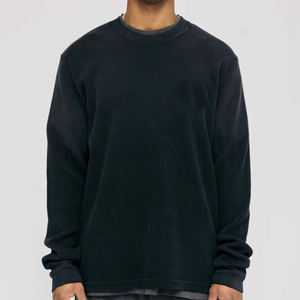 Sudadera de cuello redondo para hombre de calidad superior: jersey ultrasuave y cómodo para ropa informal y deportiva básica de mezcla de algodón - Product Image 5