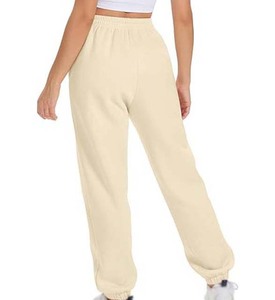 Pantalones Cargo de pierna recta de tiro alto de algodón 100% para mujer con cintura ajustable pantalones Cargo pantalones sueltos de algodón transpirables para mujer - Product Image 4