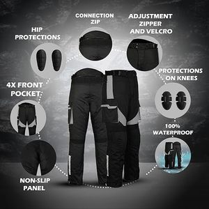 Pantalones de Motocicleta Textiles de Alto Rendimiento, Última Edición, MOQ Bajo, Logotipo Personalizado, Pantalones Cálidos de Alta Demanda para Hombre - Product Image 4