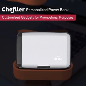 Porte-cartes Power Bank personnalisé Chefler – Gadgets sur mesure pour la promotion - Product Image 3