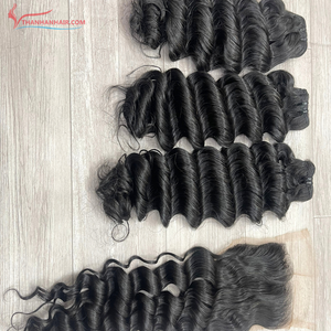 Paquets de cheveux de trame humaine Deep Wave Vietnam extensions de cheveux humains de haute qualité cheveux de très haute qualité - Product Image 2