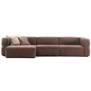 Le Chic Convertible Square Fabric <b>Sofa</b> Set Tufted and Upholstered with Boucle <b>Sponge</b>-Filled <b>for</b> Home Living Room Use - Product Image 3