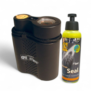 Kit de réparation de pneus de moto CTEK KC60A avec gonflage et outils manuels pour véhicule, matériau principal en métal, patch de réparation de pneus inclus - Product Image 1