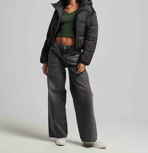 Chaqueta Acolchada de Algodón con Capucha Personalizable, Chaqueta Transpirable, Chaqueta de Burbujas, Abrigo Superior para Club, Ropa Deportiva Corta y Cálida - Product Image 6