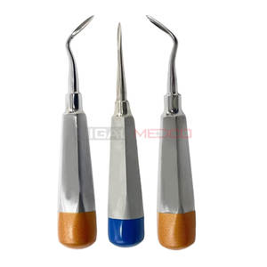 ลิฟท์รากฟัน Heidbrink การผ่าตัดช่องปากลิฟต์ยกรากที่หรูหรา3ชิ้น H2 H1 H3เครื่องมือแพทย์สแตนเลส - Product Image 1