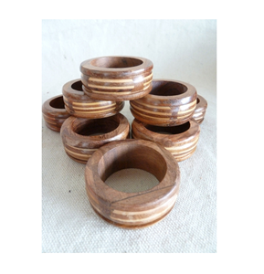 แหวนผ้าเช็ดปากไม้คุณภาพดีอย่างยั่งยืนด้านบนต้องการการสนับสนุนการตกแต่งโต๊ะตั้งโต๊ะและอุปกรณ์เสริมสําหรับขาย - Product Image 6