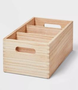 New Hot Selling Latest Design Durable Wooden Creative Decorative <b>Large</b> Plain Wooden Storage Crate Wood Storage Basket Wine <b>Box</b> - Product Image 3