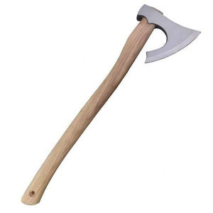 Hache à dos plat robuste - Acier forgé de précision, outil de bricolage pour atelier, chasse en plein air, camping, conception traditionnelle de forgeron - Product Image 3