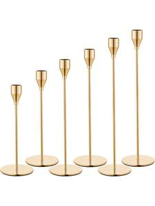 Candelabro Moderno de Metal de Alta Calidad, Hecho a Mano, Ecológico, con Diseño Admirable, para el Hogar, Cumpleaños, Pascua - Product Image 2