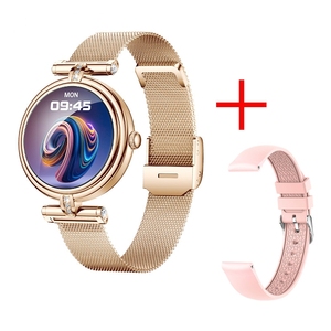 Montre connectée Fenmei avec écran tactile IPS de 1,09 pouce, chipset AK62, fréquence cardiaque, tension artérielle, appareil portable pour femmes - Product Image 2