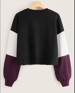 Women's Summer Sweatshirt Long Organic Cotton Soft Cut Jogging Quick Dry Breathable Distressed Jumper <b>Track</b> - Product Image 2