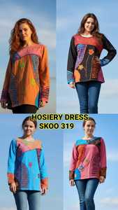 Présentation de la nouvelle robe longue de bonneterie pour femmes, vêtements BOHO tendance, haute mode, multicolore - Product Image 6