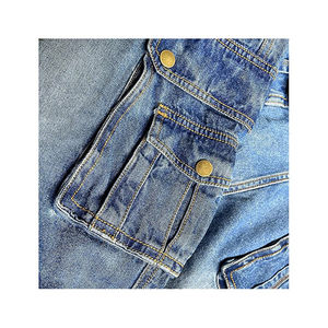 Ropa de calle de verano, pantalones cortos de mezclilla de algodón lavados oscuros desgastados holgados personalizados rectos, pantalones vaqueros de moda Vintage para hombres, pantalones cortos para hombres - Product Image 5