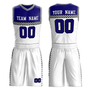 Custom Made Reversible Basketball Uniform Professional Design Basketball Uniform Durable Quality Plus Size Hot Sale - Product Image 1