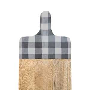 Tabla de Cortar de Madera de Mango con Mango, Vajilla Personalizada para Verduras, Cortador de Queso, Utensilio de Cocina, Bloques de Cortar - Product Image 5