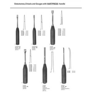 Cinceles Osteótomos versátiles Cinceles Gubias para procedimientos de reconstrucción de cirugía ósea Perfecto para aplicaciones clínicas y de laboratorio Instrumentos quirúrgicos - Product Image 5