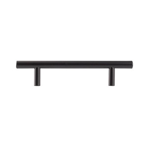 Poignées de tirage longues en acier inoxydable noir moderne, profilé creux, en forme de T, pour portes de meubles, armoires de cuisine, placards et penderies - Product Image 3