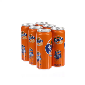 Vente en gros sans sucre Fantaa Orange boisson gazeuse soda avec fruits frais et vitamines saveurs de citron boîte emballée bouteille en vrac - Product Image 2