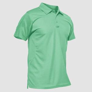 Wholesale Polyester Spandex Cotton <b>Fabric</b> Custom Logo Printing <b>4</b> <b>Way</b> <b>Stretch</b> Quick Dry Slim Fit Golf Polo T Shirt for Men - Product Image 2