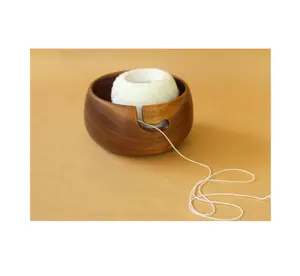 Kitchen Supplier Wooden Yarn Bowl Premium Quality <b>Tableware</b> Accessory Amazing Quality at Lowest Cost Product - Product Image 1