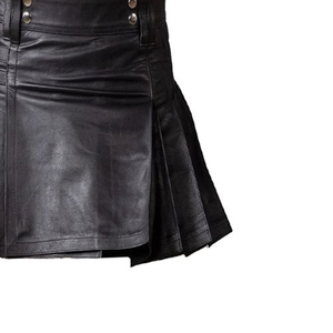 Kilt en cuir pour hommes de conception personnalisée professionnelle Kilt traditionnel en cuir de qualité supérieure pour hommes à vendre - Product Image 5