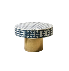 Soporte de pastel de mármol y aluminio de diseñador Soporte de postre de pastel de tamaño personalizado de calidad de lujo para uso de fiesta de cumpleaños - Product Image 3