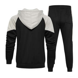 Pakistán Sialkot hizo ropa activa cómoda y transpirable hombres Slim Fit Sweatsuit venta superior para hombres chándales al por mayor OEM - Product Image 2