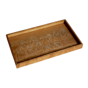 ใหม่ตกแต่งถาดไม้แม่ของมุกฝังถาดให้บริการสำหรับเดือนรอมฎอนและทางหลวง - Product Image 6