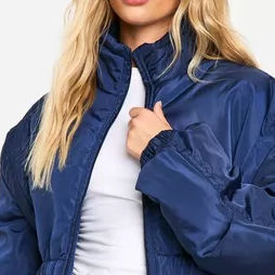 Chaqueta acolchada con capucha transpirable para mujer, ropa de abrigo ligera acolchada para viajes en la nieve y uso al aire libre - Product Image 6