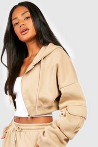 Conjunto Deportivo de Mujer, 100% Algodón, Tejido de Punto, Sudadera con Capucha y Pantalones Jogger, Transpirable, Diseño Liso, Ecológico, Secado Rápido, Ropa Deportiva Informal para Calle - Product Image 4