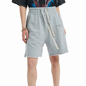 Pantalones Cortos de Algodón para Hombre, Estilo Bermuda con Cordón Ajustable, Logotipo Frontal, Estilo Casual, Cintura Media, Bolsillos, Transpirables, Tejidos - Product Image 2