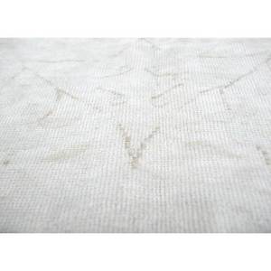 Tapis en laine noué à la main vintage ivoire Pae-558, design floral classique rectangulaire pour la décoration de la maison et du salon - Product Image 3