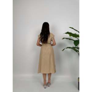 Robe midi sans manches à taille naturelle 2150, respirante - Product Image 5