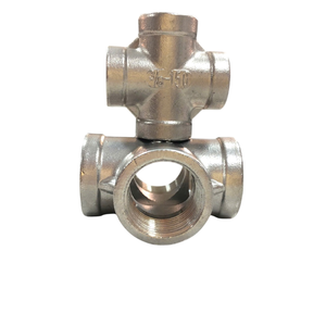 Accesorios de tubería de fundición cruzada de 4 vías de acero inoxidable de alta especificación de 3 \ "Soluciones de plomería personalizadas suaves para industrias de gas - Product Image 5