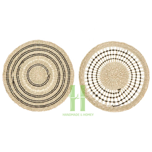 Best Price <b>Round</b> Seagrass <b>Placemats</b> Seagrass Charger Plates Variety of Sizes Custom Table Decorations From HNH Vietnam - Product Image 5