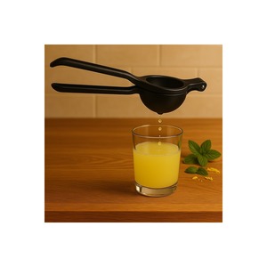 Exprimidor de limones y cítricos de metal fundido, apto para uso alimentario, resistente al óxido, NEGRO. - Product Image 3