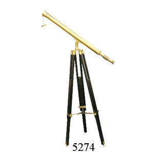 Fournisseur indien de télescope nautique antique en laiton sur support en bois télescope fait à la main personnalisé à bas prix - Product Image 4