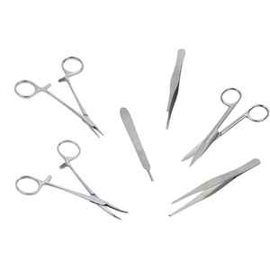 Stainless Steel With <b>Suture</b> Pad Complete <b>Kit</b> for Medical Vet Students Training <b>Suture</b>, Surgical Forceps, Needle Holder & Scissor - Product Image 5