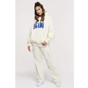 Sweat-shirt à capuche oversize pour femme, confortable, en velours, manches longues, pull, doux, ample, décontracté, streetwear, devant - Product Image 3