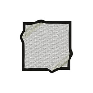 ผ้าพันคอผ้าเครปซาตินลายเรขาคณิต Pierre Cardin ขนาด 90x90 ซม. - ผ้าคาดศีรษะและผ้าพันคอ - Product Image 1