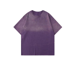 2024 T-shirt de sport pour hommes avec logo personnalisé 100% coton tissu respirant haut de sport à séchage rapide avec impression numérique - Product Image 4