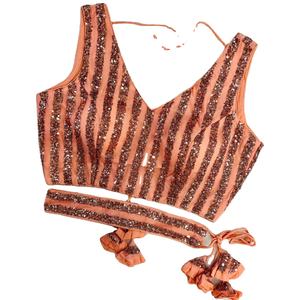 Blusa de diseñador confeccionada fabricada en la India a precio mayorista para venta en línea - Product Image 5