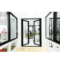 Puertas de aluminio de alta calidad de la serie 6000, tamaño personalizado de temperamento de, fácil instalación, envío rápido, molino/anodizado/recubierto de polvo