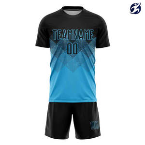 Mega Sale 100% Polyester Hommes Vêtements De Football Maillots De Football Uniforme Avec Impression Par Transfert De Chaleur Uniforme De Football - Product Image 3
