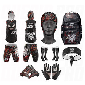 Uniformes de Fútbol 7v7 Personalizados para Equipos, Paquete con Accesorios, Pida Hoy Mismo, Cualquier Diseño, Camisetas y Pantalones Cortos 7v7 Personalizados, Ropa de Equipo - Product Image 1